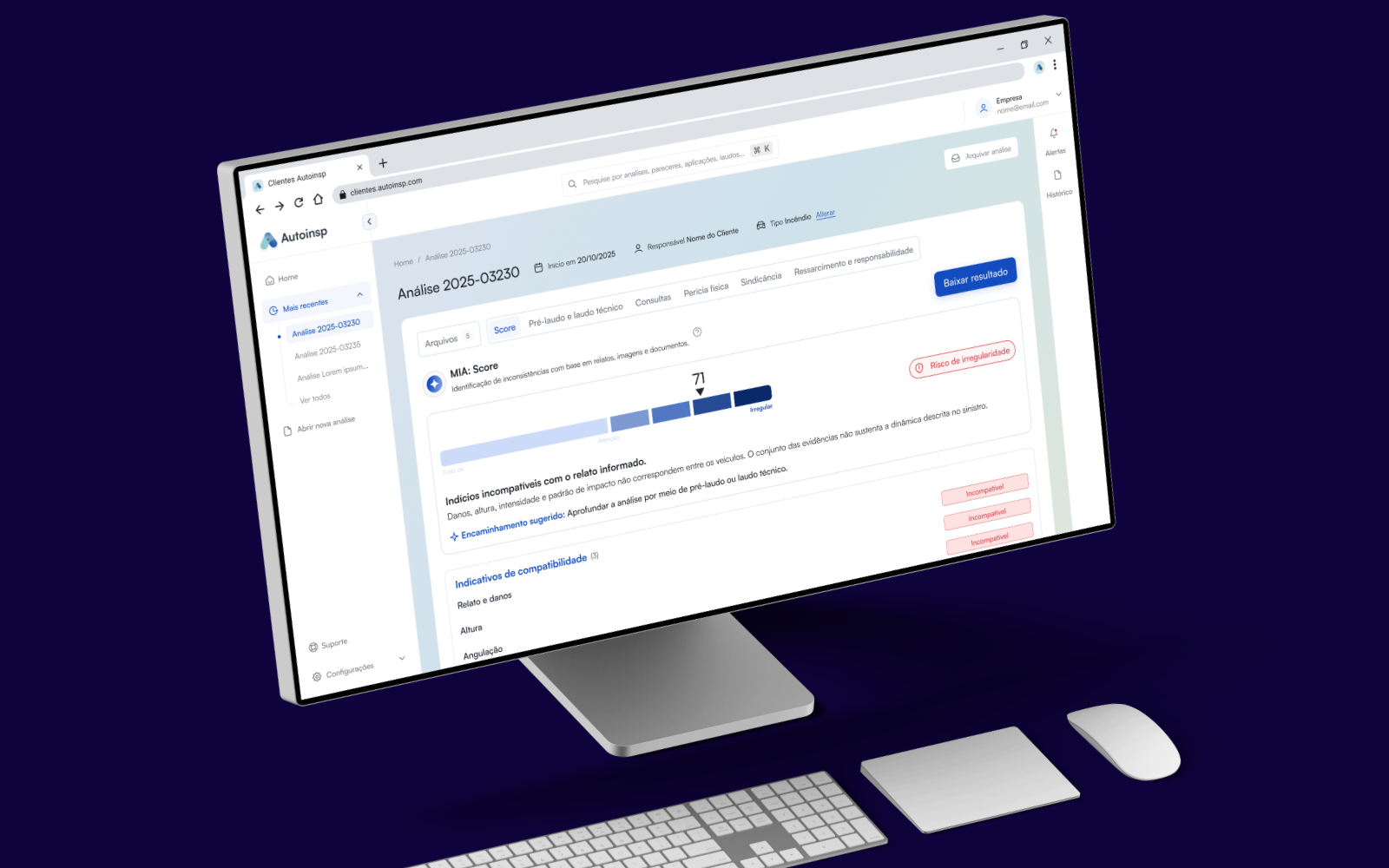 MIA interface preview